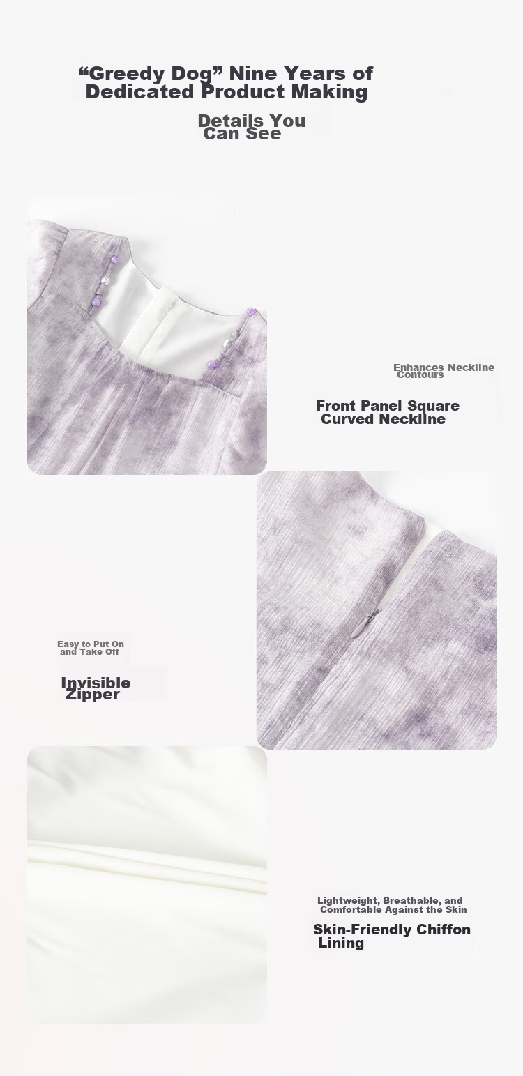 CHANZUIGOU Kids Purple Dress 2026 Spring New Stylish Children's Princess Dress Beach Vacation Dress 10
